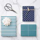 Recherche de cyan papier cadeau Classique