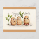 Recherche de potato cartes postales Dessin humoristique