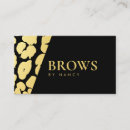 Recherche de léopard noir cartes visite Maquillage
