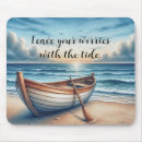 Recherche de bord la mer tapis souris Aquarelle