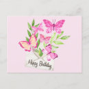 Recherche de joyeux anniversaire papillon cartes postales Fleur