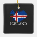 Recherche de drapeau l islande de ornements Île