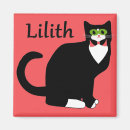 Recherche de noeud rouge magnets Chat