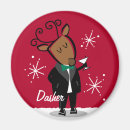 Recherche de noël drôle magnets Rétro