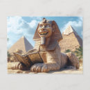 Recherche de statue de sphinx cartes postales Pyramide