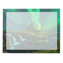 Recherche de island blocsnotes Aurora borealis