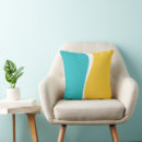 Recherche de jaune et turquoise coussins Pour tous