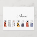 Recherche de chats colorés cartes postales Amoureux de les chats