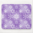 Recherche de flocons neige tapis souris Violet