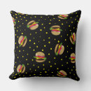 Recherche de hamburgers coussins Motif