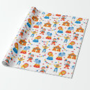 Recherche de anniversaire de cirque papier cadeau Bébé