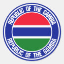 Recherche de gambie autocollants Drapeau