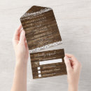 Recherche de bois et dentelle mariage invitations Lumières de chaîne