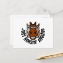 Recherche de poney drôle cartes postales Humour