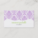 Recherche de la damassé cartes visite Pour elle