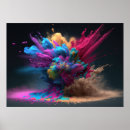 Recherche de explosion de couleur posters Peinture