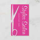 Recherche de dénommer cartes visite Salon de coiffure