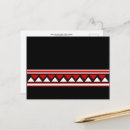 Recherche de motif tribal vœux cartes Noir