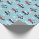 Recherche de avion bleu papier cadeau Nuages