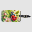 Recherche de coccinelles bagages étiquettes Fleur