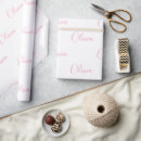 Recherche de roses roses papier cadeau Girly