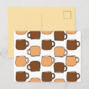 Recherche de tasse de café cartes postales Coloré