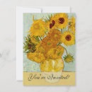 Recherche de tournesols de van gogh invitations Pour tous