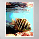 Recherche de poissons abstraits art Sous marin