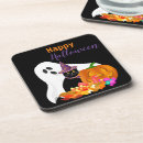 Recherche de chat halloween de dessous de verres Pour elle