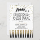 Recherche de une bougie invitations Parties scintillant or