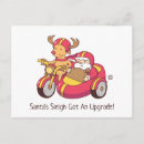 Recherche de humour du père noël cartes postales Traîneau