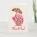 Recherche de rose de hibou vœux cartes Bébé
