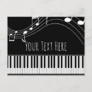 Recherche de musicaux cartes postales Noir
