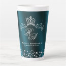 Recherche de couronne de reine tasses Monogramme