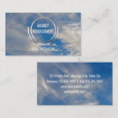 Recherche de nuage bleu cartes visite Customer