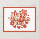 Recherche de valentine vintage cartes postales Rouge