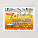 Recherche de cocktail halloween cartes postales Martini