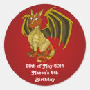 Recherche de conceptions de dragon autocollants Pour enfants