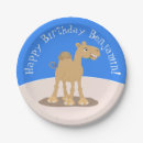 Recherche de chameau assiettes en papier Dessin