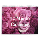 Recherche de de 12 mois calendriers Fleurs
