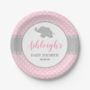 Recherche de pois rose assiettes en papier Fille