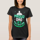 Recherche de père médecine tshirts Étudiant