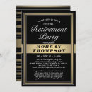 Recherche de retraite blanche noire invitations Fête de retraite