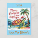 Recherche de tortue heureuse cartes postales Plage