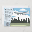 Recherche de adieu invitations Avion