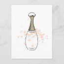 Recherche de bouteille de parfum cartes postales Girly