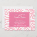Recherche de zèbre rose invitations Pour elle