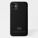 Recherche de typographie élégante iphone coques Noir