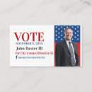 Recherche de politiciens cartes visite Rouge blanc et bleu