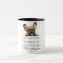 Recherche de bouledogue français drôle tasses Chiot